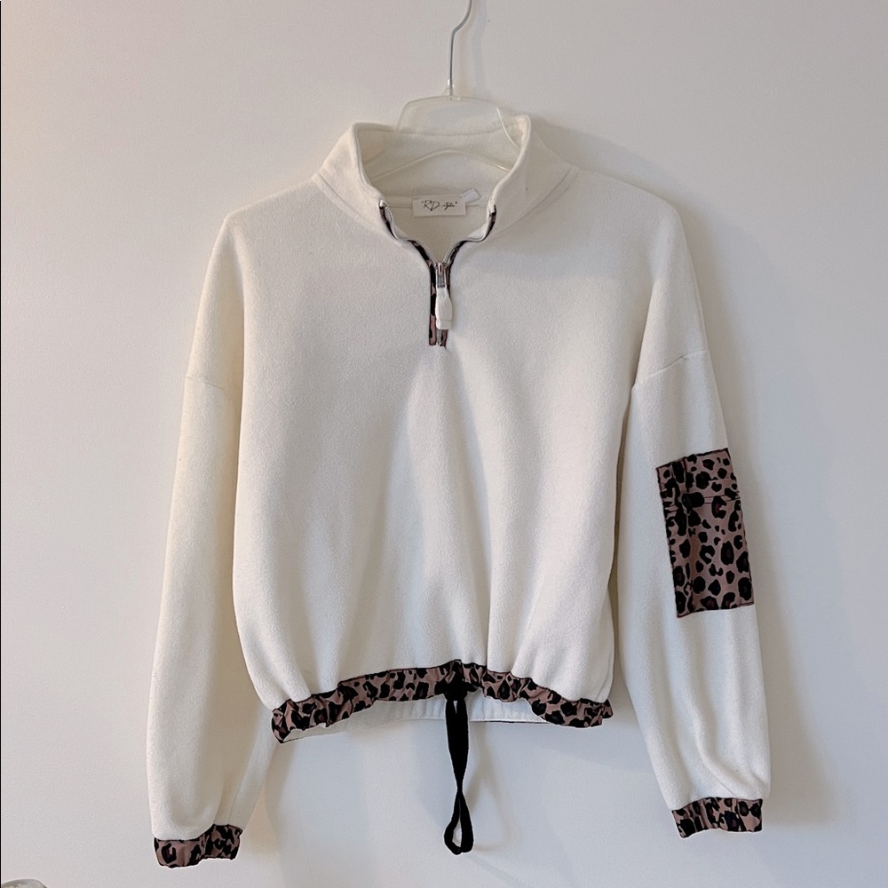 Fleece Quarter Zip Sweatshirt